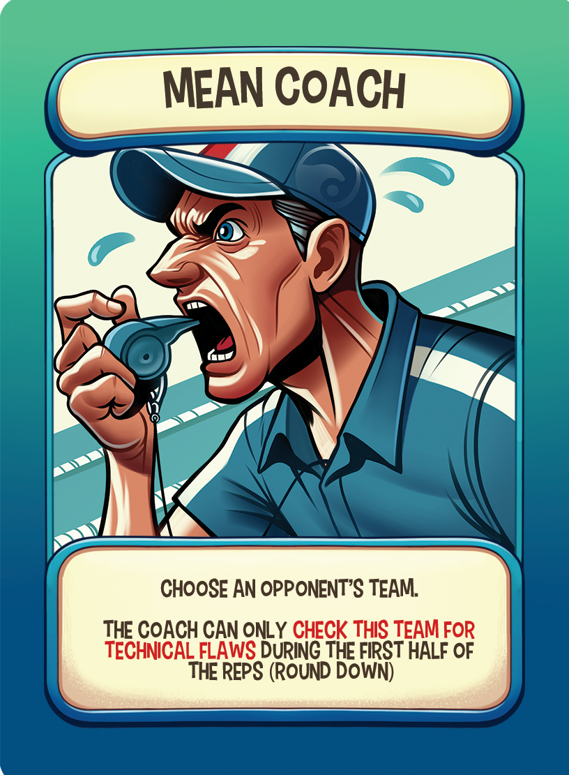 Mean Coach action card